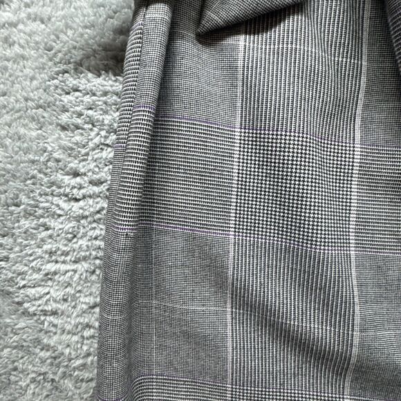 Who What Wear Skirt Womens 8 Wrap Plaid Black Asymmetrical Clueless Prep Ivy - Picture 3 of 14